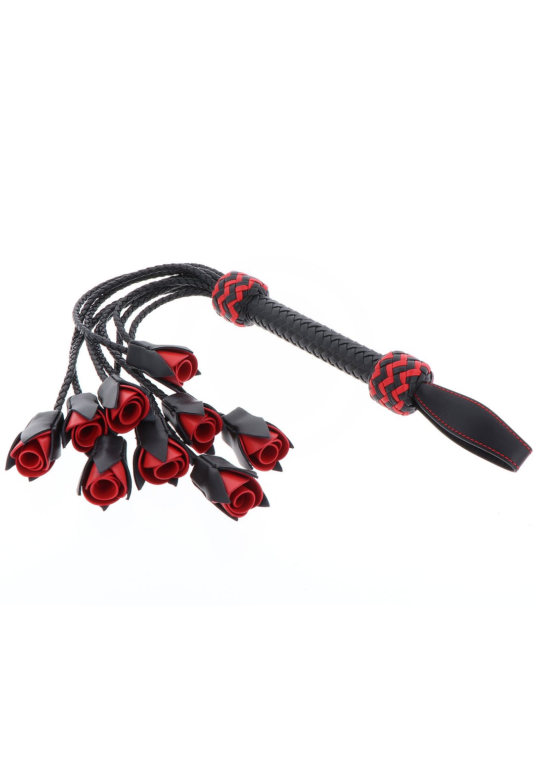 Hidden Desire - Genuine Leather Roses Whip