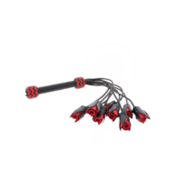 Genuine Leather Roses Whip