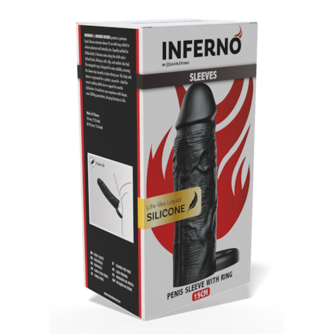 Penis Sleeve Liquid Silicone Ring 15 cm
