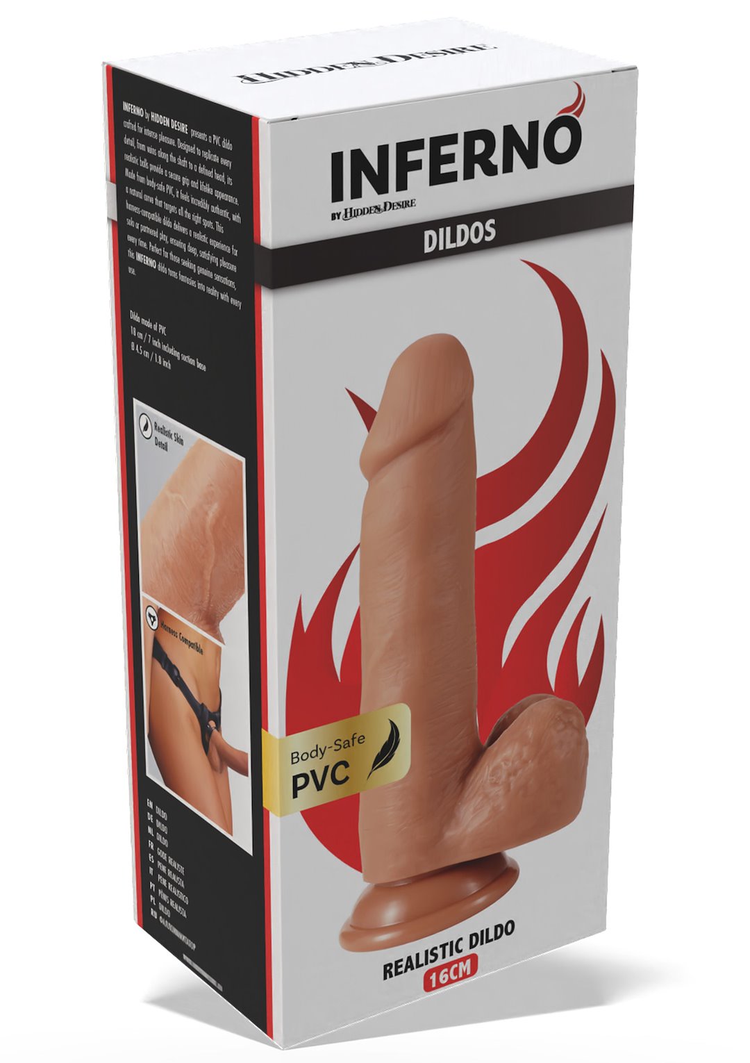 Hidden Desire - Realistic Dildo PVC 16 cm