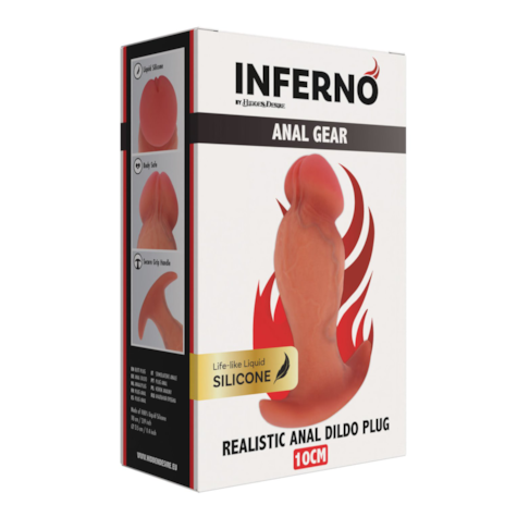 Realistic Buttplug Liquid Silicone 10 cm