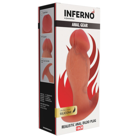 Realistic Buttplug Liquid Silicone 16 cm