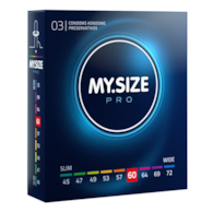Prezerwatywy 60 mm 3 szt. My.Size Pro