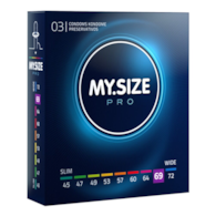 Prezerwatywy 69 mm 3 szt. My.Size Pro