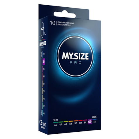 Prezerwatywy 69 mm 10 szt. My.Size Pro