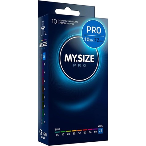 Prezerwatywy 72 mm 10 szt. My.Size Pro