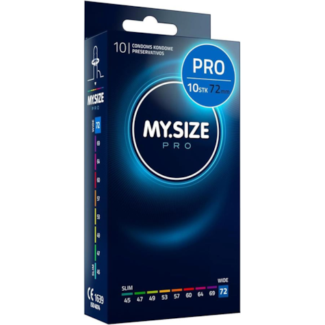 Prezerwatywy 72 mm 10 szt. My.Size Pro