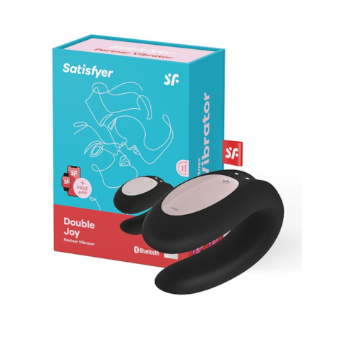 Wibrator - Double Joy Partner Vibrator Black