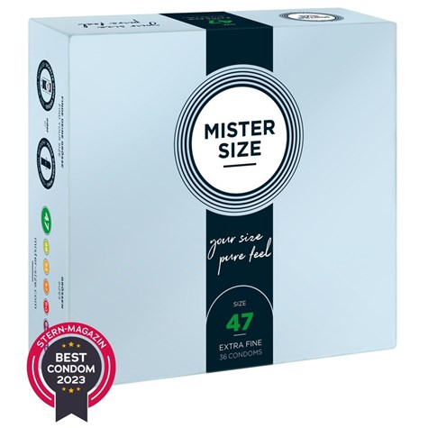 Prezerwatywy 47mm 36 szt. Mister Size
