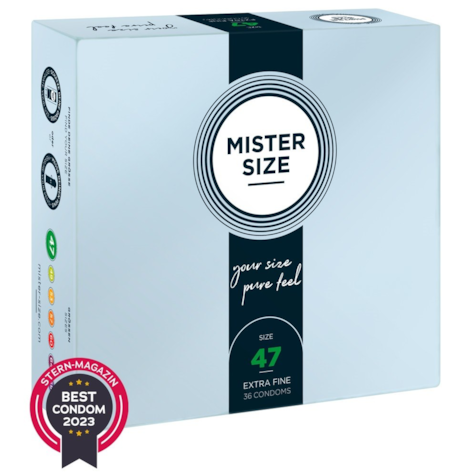 Prezerwatywy 47mm 36 szt. Mister Size