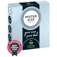 Prezerwatywy 49mm 3 szt. Mister Size