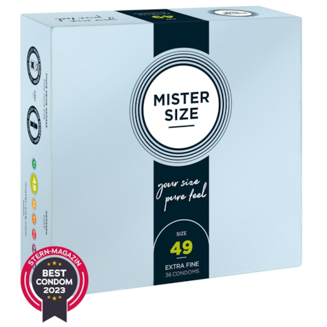 Prezerwatywy 49mm 36 szt. Mister Size