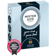 Prezerwatywy 53mm 3 szt. Mister Size