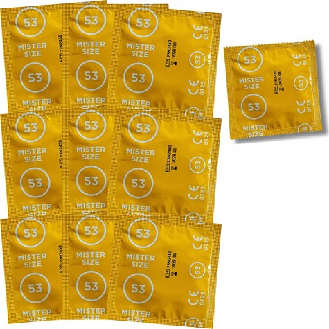 Prezerwatywy 53mm 10 szt. Mister Size