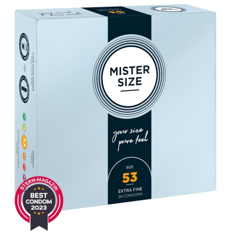 Prezerwatywy 53mm 36 szt. Mister Size