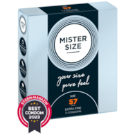 Prezerwatywy 57mm 3 szt. Mister Size