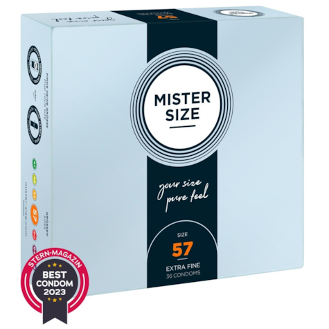 Prezerwatywy 57mm 36 szt. Mister Size