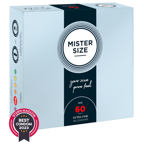 Prezerwatywy 60 mm 36 szt. Mister Size