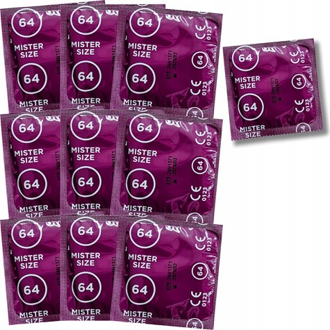 Prezerwatywy 64mm 10 szt. Mister Size