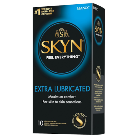 Prezerwatywy bezlateksowe SKYN Extra nawilżone 10 szt. Manix