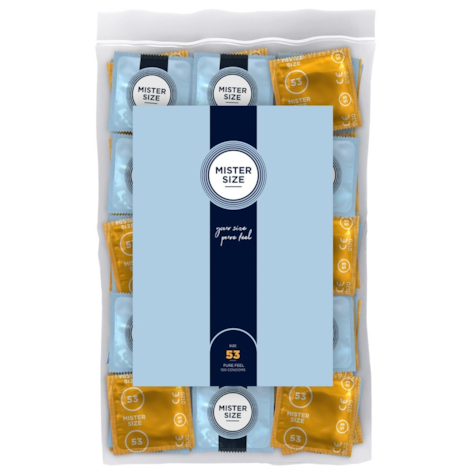 Mister Size 53mm pack of 100