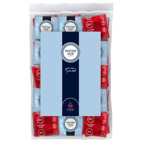 Mister Size 60mm pack of 100