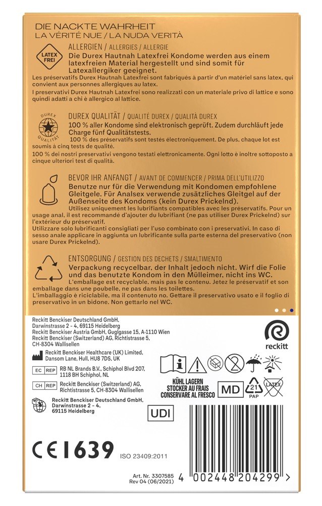 Durex Hautnah Latex-free x 10 — zdjęcie 6