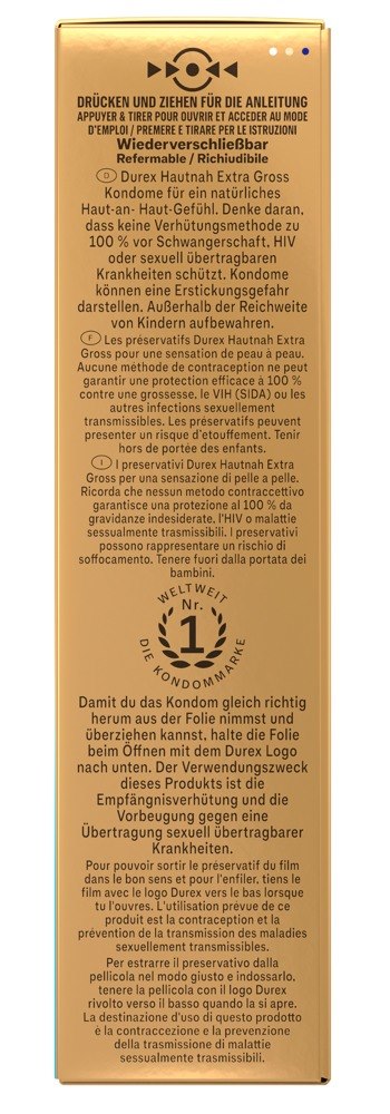 Durex Hautnah Extra Groß x 10 — zdjęcie 5