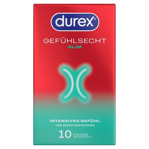 Durex Gefühlsecht Slim x 10