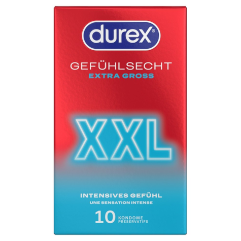 Durex Gefühlsecht Extra Groß10