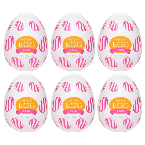 Tenga Egg Curl Pack of 6