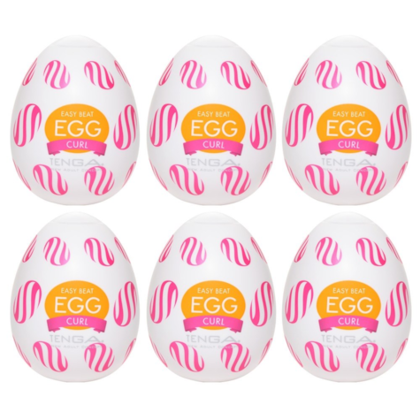 Tenga Egg Curl Pack of 6