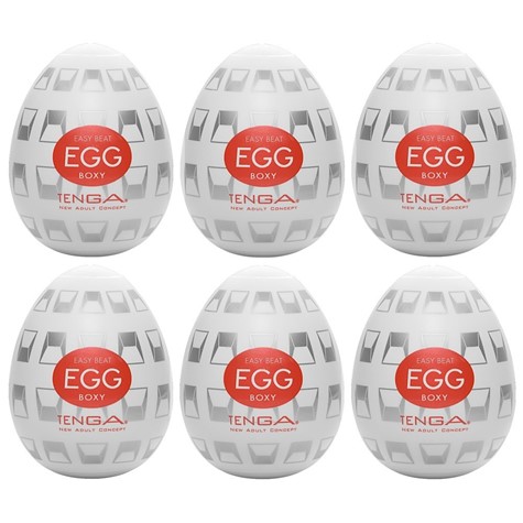 Masturbator Tenga Egg Boxy 6szt.