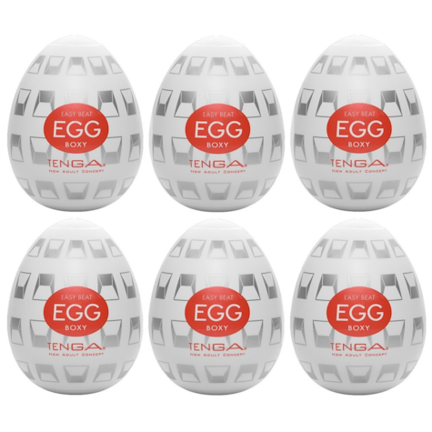 Masturbator Tenga Egg Boxy 6szt.