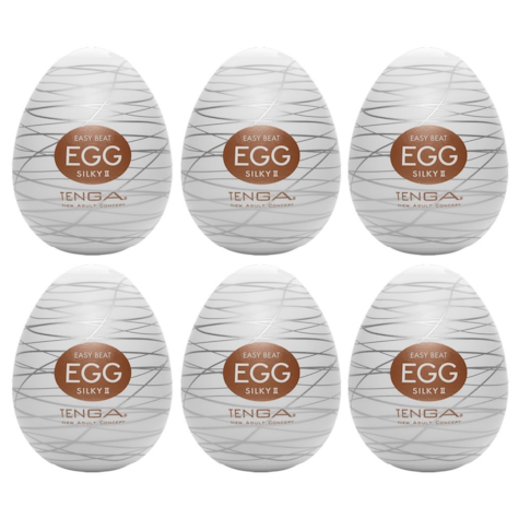 Masturbator Tenga Egg Silky II- 6szt.
