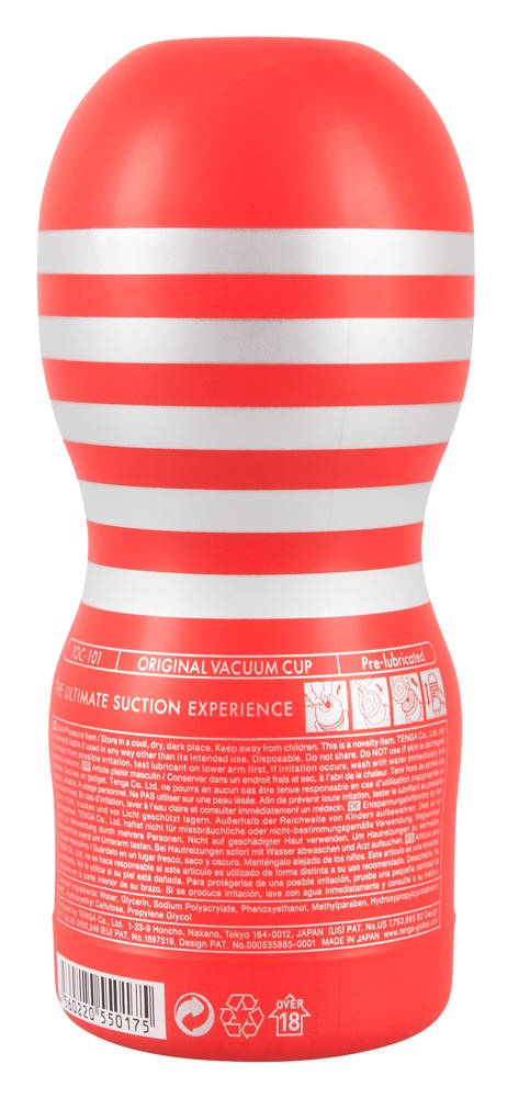 Original Vacuum Cup - masturbator Tenga — zdjęcie 7