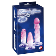 Korki analne 3 szt. Crystal