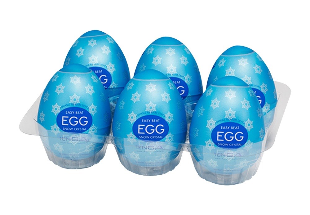 Masturbator Tenga Egg Snow Crystal -  6 sztuk