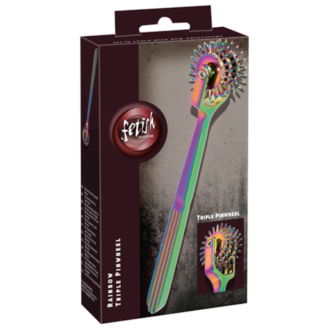 Rainbow Triple Pinwheel