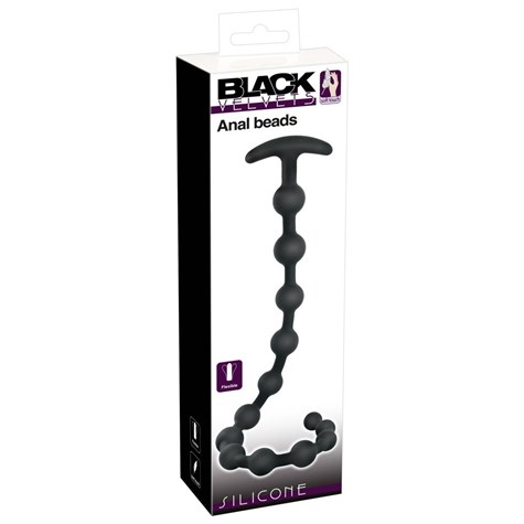 Black Velvets Anal Beads Silicon