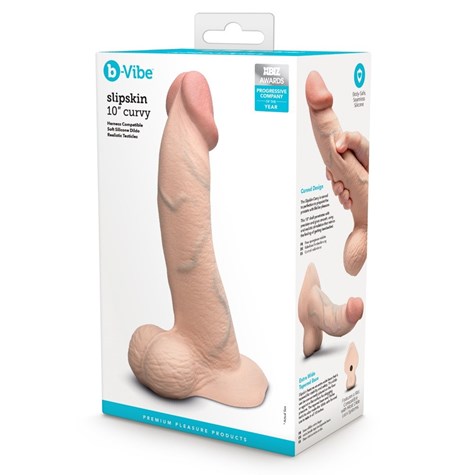 b-vibe slipskin 10  curved cre