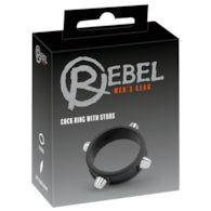 Rebel Cock Ring w Studs
