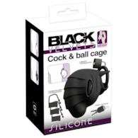 Black velvets Cock & Ball cage