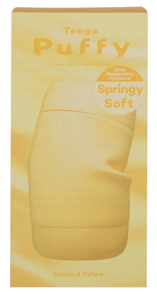 Tenga Puffy Custard Yellow