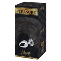 Alive Black&White Fox Tail S