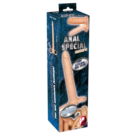 Dildo analne z pierścieniem Anal Special 16 cm