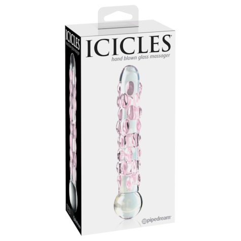 Dildo szklane 17,8 cm Icicles No. 7