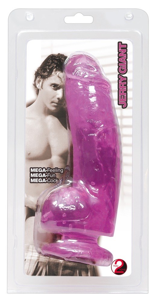 Dildo z przyssawką Jerry Giant 22 cm