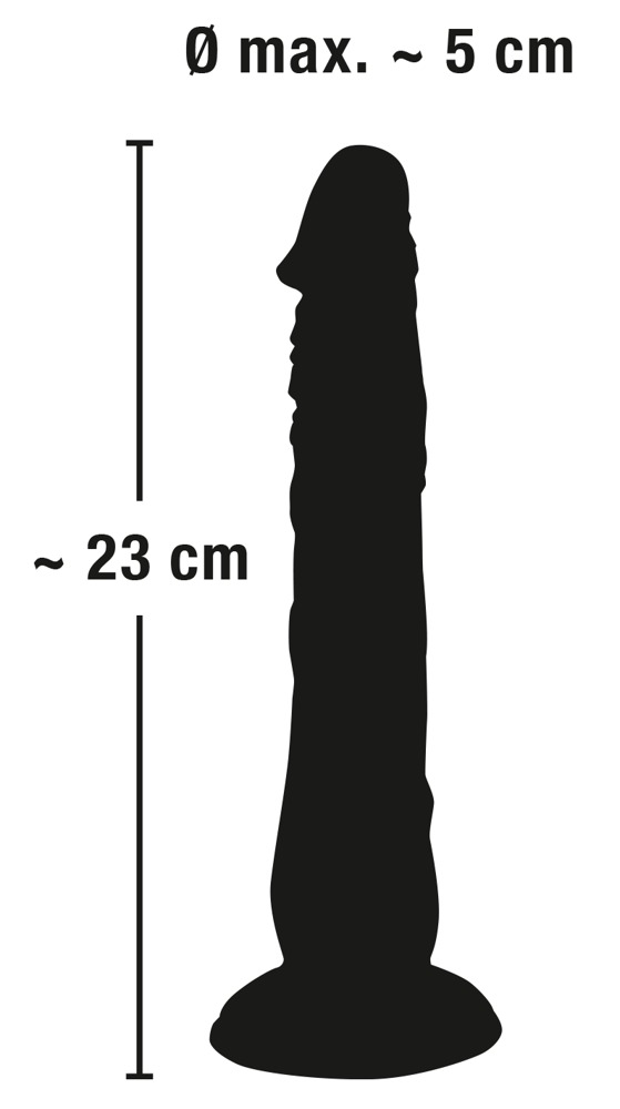 Dildo z przyssawką European Lover 18 cm — zdjęcie 7