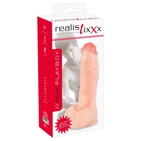 Dildo z przyssawką 23cm Realistixxx